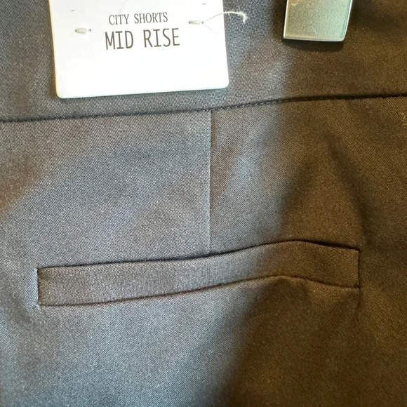 Gibson Latimer Black City Shorts Mid Rise Sz 12 - Picture 6 of 10
